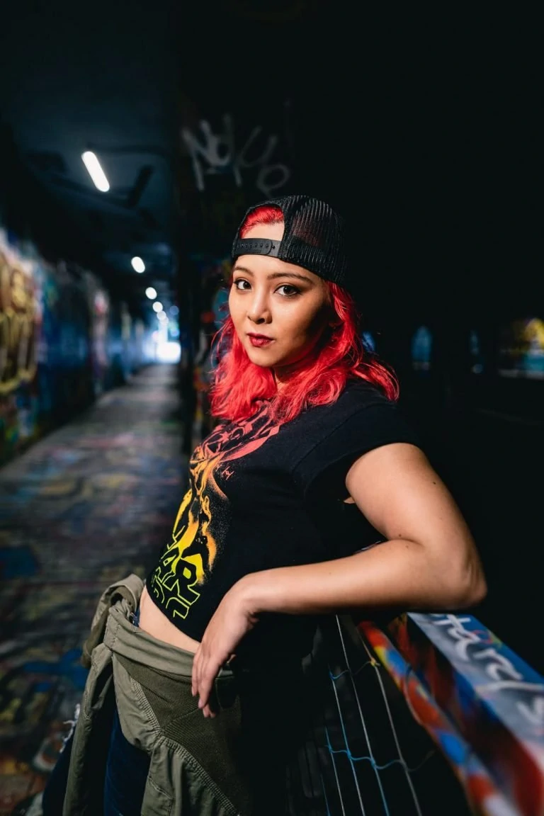 Creative Lighting Cosplay and Punk Portraits at Krog Street Tunnel