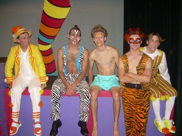 backstage theater portrait of Seussical Musical characters