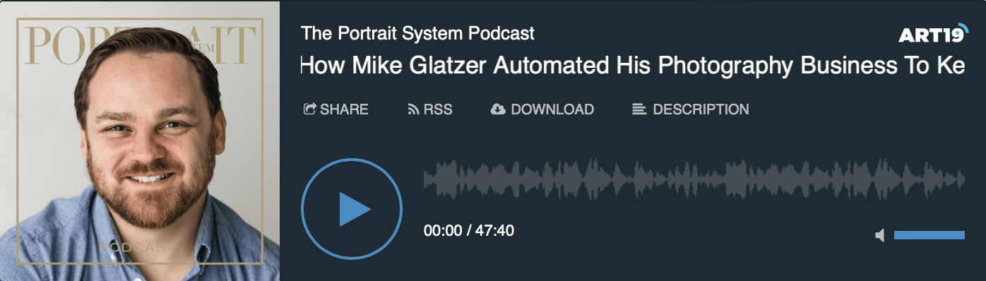 Portrait System Podcast Interview with Mike Glatzer