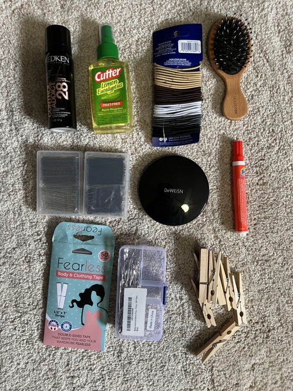 portrait session emergency kit pieces